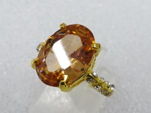 色石　指輪(14号)